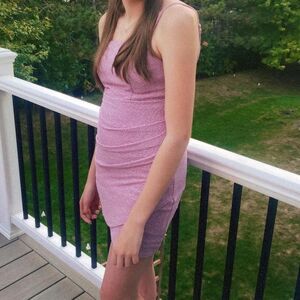 Macy's Women's Pink and Purple Dress